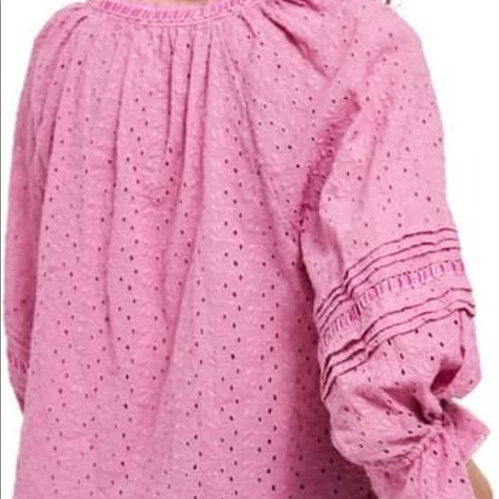 Free People Darcy Eyelet Top - Picture 4 of 14